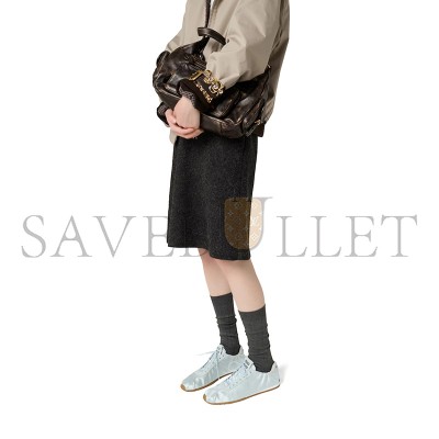 MIU MIU PLUME SATIN SNEAKERS 5E570E